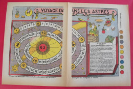 Découpage Jeu à Construire. Voyage Dans Les Astres (genre Jeu De L'oie) 1937 - Verzamelingen