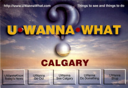 PUBLICITÉ - ADVERTISING - U- WANNA- WHAT, CALGARY  - GO-CARD 1996 No 408 - - Publicité