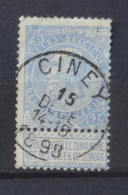 60 Avec Belle Oblitération Ciney - 1893-1907 Wappen