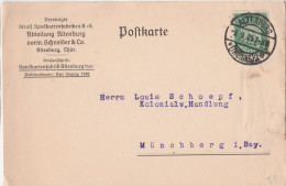 Deutsches Reich Firmenkarte Altenburg Thüringen 1925 Vereinigte Stratf Spielkartenfabriken AG - Lettres & Documents