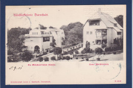 CPA Architecture Darmstadt Colonie Kunstler Circulée Cachet à Sec 1901 Allemagne - Denkmäler