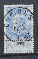 60 Avec Belle Oblitération Comines - 1893-1907 Coat Of Arms