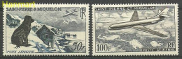 Saint Pierre And Miquelon 1957 Mi 386-387 MNH  (ZS1 SPM386-387) - Hunde