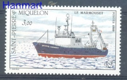 Saint Pierre And Miquelon 1988 Mi 565 MNH  (ZS1 SPM565) - Barche