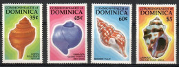 Dominica 1987 Mi 1031-1034 MNH  (ZS2 DMN1031-1034) - Vie Marine