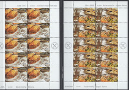 Bosnia And Herzegovina - 2 Mini-sheets - Gastronomy - Mi 389~390 - 2005 - MNH - Bosnien-Herzegowina