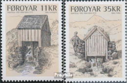 Dänemark - Färöer 958-959 (kompl.Ausg.) Postfrisch 2019 Wassermühlen - Islas Faeroes