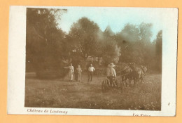 0085  Carte Photo Château De Lantenay ( Côte D'Or)  Les Foins - Chevaux Tirant Une Faneuse   +++++++++++++++++++++ - Altri & Non Classificati