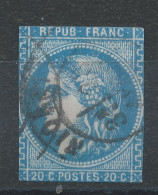Lot N°83148   N°44-45 Ou 46, Oblitéré Cachet à Date De 2660 NIORT(75), Indice 1 - 1870 Bordeaux Printing