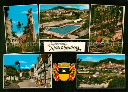 73607446 Rauschenberg Hessen Burgruine Ortsmotive Freibad Waldpartie Miniaturen  - Sonstige & Ohne Zuordnung
