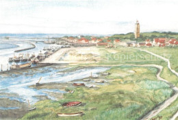 73607395 Terschelling Panorama Illustration Terschelling - Autres & Non Classés