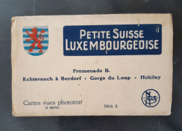 Carnet 10 Cpa Petite Suisse Luxembourgeoise, Luxembourg, éditions Nels, Sous Forme De Dépliant - Sonstige & Ohne Zuordnung