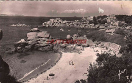 CPSM PLOUMANACH - PLAGE DE LA BASTILLE - Perros-Guirec