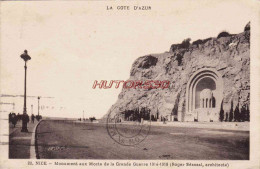 CPA NICE - MONUMENT AUX MORTS 1914-18 - Monumenten, Gebouwen