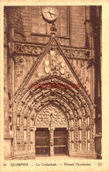 CPA QUIMPER - LA CATHEDRALE - Quimper