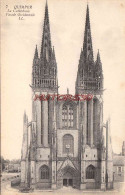 CPA QUIMPER - LA CATHEDRALE - Quimper