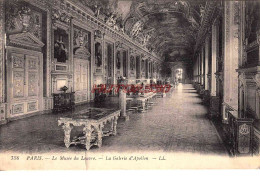 CPA PARIS - LE MUSEE DU LOUVRE - LA GALERIE D'APOLLON - Louvre