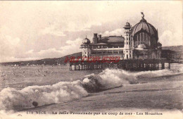 CPA NICE - LA JETEE PROMENADE - LES MOUETTES - Autres & Non Classés