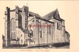 CPA SAINT YRIEIX - CHEVET DE L'EGLISE - Saint Yrieix La Perche