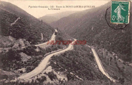 CPA MONT LOUIS - ROUTE DE QUILLAN - LE LIMACON - Autres & Non Classés