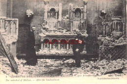 CPA GUERRE 1914-1918 - CATHEDRALE DE MALINES - War 1914-18