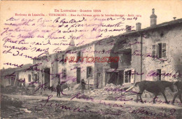 CPA GUERRE 1914-1918 - VITRIMONT - RUE DU CHATEAU APRES LE BOMBARDEMENT - Oorlog 1914-18