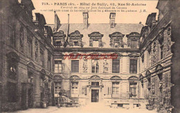 CPA PARIS - 4E - HOTEL DE SULLY RUE ST ANTOINE - Arrondissement: 04