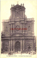 CPA PARIS - EGLISE SAINT PAUL, SAINT LOUIS - Altri Monumenti, Edifici