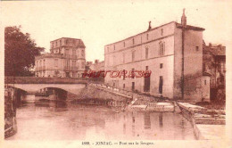 CPA JONZAC - PONT SUR LA SEUGNE - Jonzac