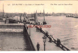 CPA LE HAVRE - LA JETEE ET L'AVANT PORT - Hafen