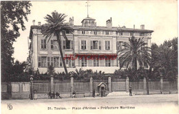 CPA TOULON - PLACE D'ARMES - PREFECTURE MARITIME - Toulon