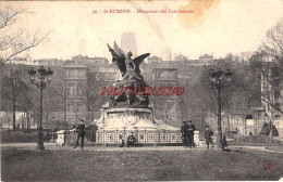 CPA SAINT ETIENNE - MONUMENT DES COMBATTANTS - Saint Etienne