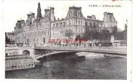 CPA PARIS - L'HOTEL DE VILLE - Other Monuments
