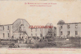 CPA GUERRE 1914-1918 - SAULCY SUR MEURTHE - LES CITES GELIOT INCENDIEES - Guerre 1914-18