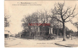 CPA BEAUCHAMPS - S. ET O. - AVENUE DES CHATAIGNERS - ATTELAGE - Sonstige & Ohne Zuordnung