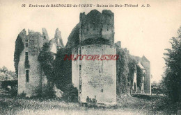 CPA BAGNOLES DE L'ORNE - ENVIRONS - RUINES DU BOIS THIBAUT - Bagnoles De L'Orne