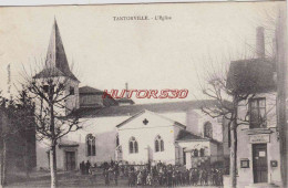 CPA TANTONVILLE - L'EGLISE ET BUREAU CAISSE D'EPARGNE - Autres & Non Classés