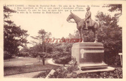 CPA MONT CASSEL - STATUE DU MARECHAL FOCH - Autres & Non Classés