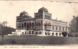 CPA PARIS - XIV - L'OBSERVATOIRE DE MONTSOURIS - Paris (14)