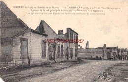 CPA GUERRE 1914-1918 - GOURGANCON - RUE PRINCIPALE - Guerre 1914-18