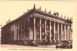 CPA NANTES - LE PALAIS DE LA BOURSE - VOITURES - Nantes