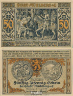 Mühlberg Notgeld: 903.1 A) 50 Pf Notgeldschein Der Stadt Mühlberg Bankfrisch 1921 50 Pfenning Mühlberg - Austria