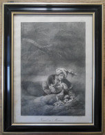 Lithographie Ismael Et Mariam (H. VERNET) - Litografía