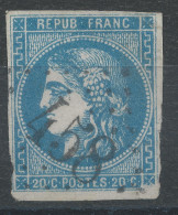 Lot N°83150   N°44-45 Ou 46, Oblitéré GC 458 BESSAY S ALLIER(03), Indice 11 - 1870 Emisión De Bordeaux