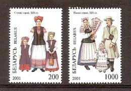 BELARUS 2001●Costumes●Mi 412-13 MNH - Bielorussia