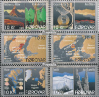 Dänemark - Färöer 669-674 (kompl.Ausg.) Postfrisch 2009 Die Entstehung Der Färöer-Inseln - Faroe Islands