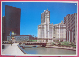 USA - Illinois - Chicago - A View Of Chicago River, The Wrigley Building And Michigan Avenue - Chicago