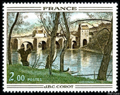 Timbre De 1977 Jean-Baptiste Corot Le Pont De Mantes - N° 1923 Neuf - Ongebruikt