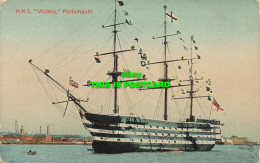 R597728 H. M. S. Victory. Portsmouth. 19212. Valentines Series - Monde