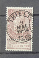 61 Avec Belle Oblitération Thielt - 1893-1907 Stemmi